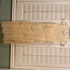 Cream colored 1920s style dress!